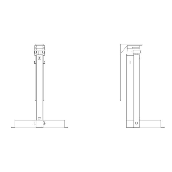 Гидравлический источник питания Простые поршневые резервуары для подъемного клапана для зерновых силосов вместимостью 1-10 т