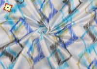 Polyester Geometric Printing Mattress Quilting Fabric 55gsm
