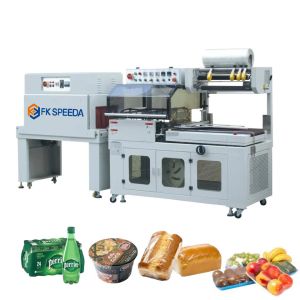 L-sealer Túnel de calor Pva Film Packaging Shrink Wrapping Machine para garrafa