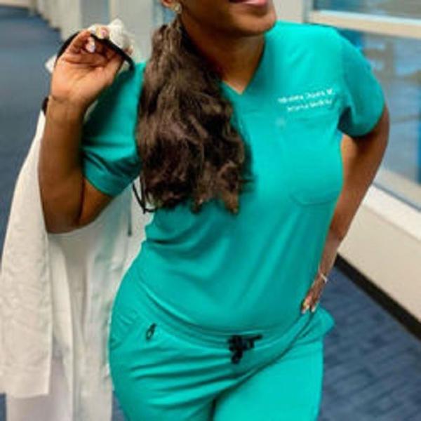 factory custom logo solid color  stretch medical nursing scrubs body shaper scurbs pants
