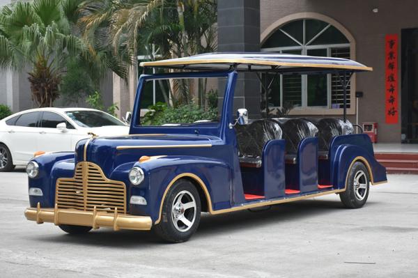 New Launched 11 Passengers Electric Vintage Cart 4 Wheel Electric Vehicle