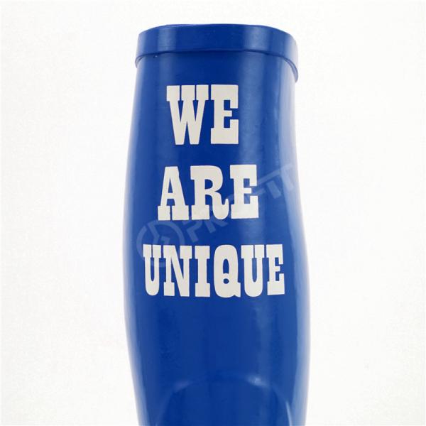 EU 35 Wetland Waterproof Rubber Rain Boots With Solid Color