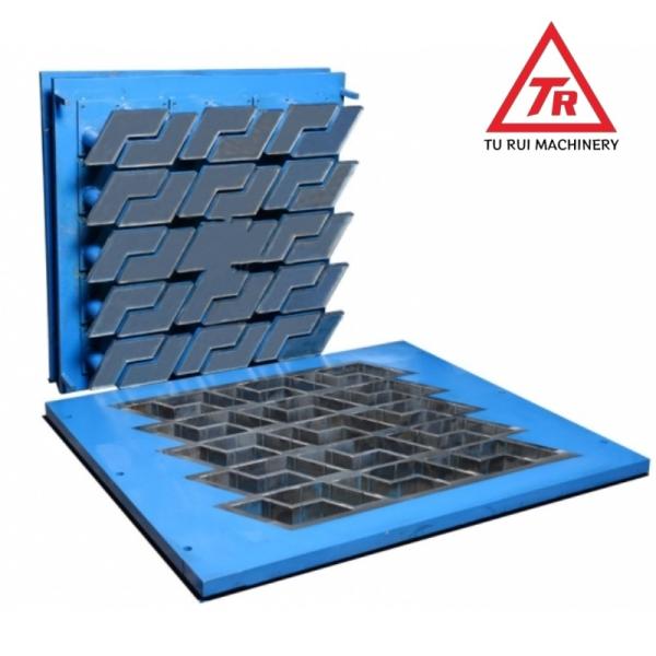 Galvanized Hollow Block Moulds Pressure Resistant Hollow Brick Mold Multi Functionality