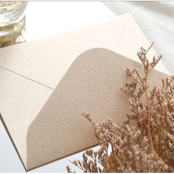 Retro 250gsm Linen Texture Gift Card Envelopes A2 Invitation Envelopes