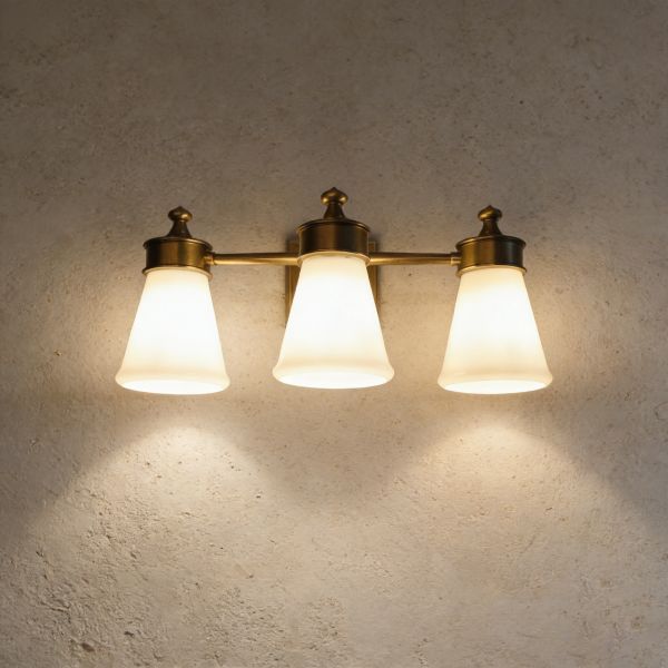 Copper Material Wall Lamp with 2700K Warm White Light and 30000 Hours Lifespan