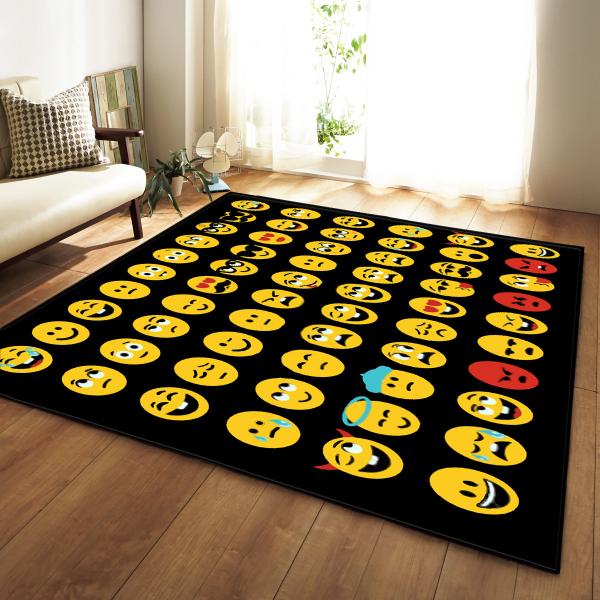 Living room large carpet, bedroom floor mat, scenic, artistic, cute, non slip decorative, and cold insulation mat