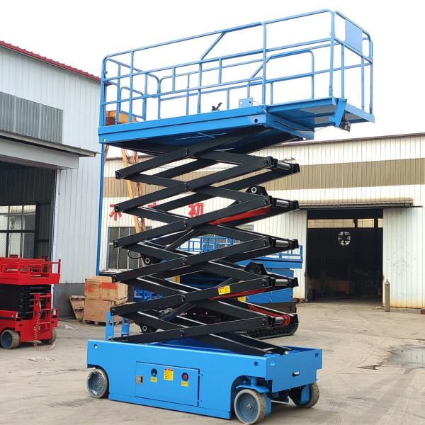 14m 16m 230kg Aerial Work Mobile Scissor Lift Tables Manlift Mobile Platform