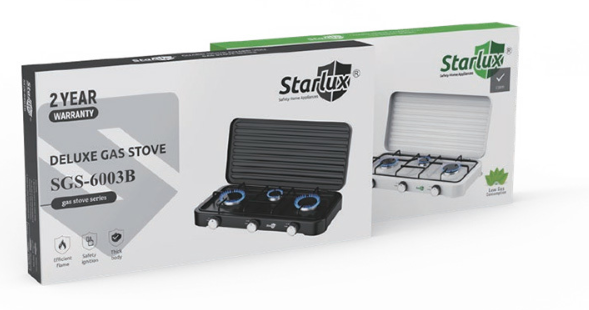 Iron Three Burner Gas Stove Household Kitchen 3 Burner Gas Hob With Cover