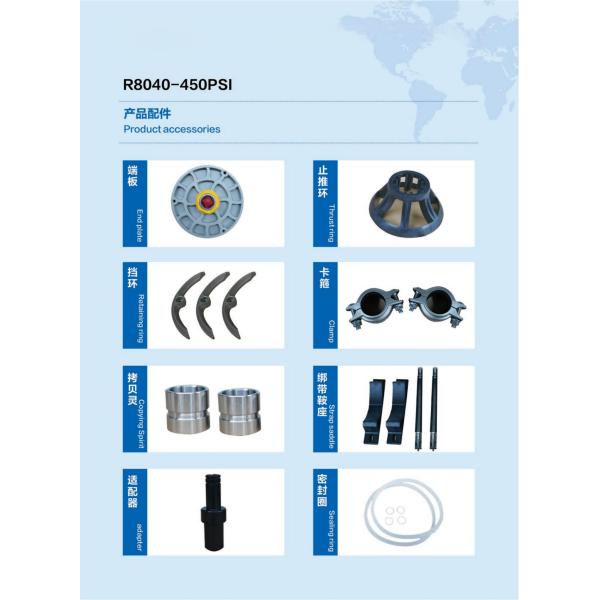 Fiberglass High Temperature Resistance R8040-300PSI Membrane Housing
