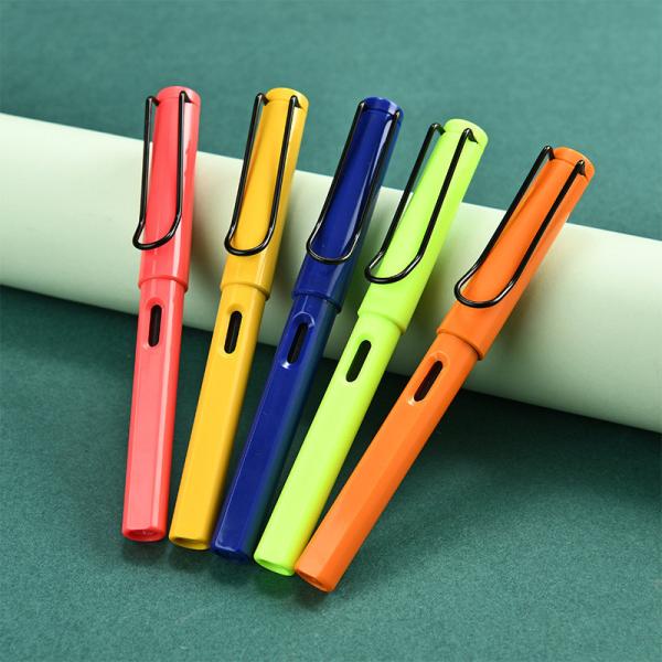 Colorful Plastic Signature Pen Matte School Gel Pens Promotion Gifts Custom Logo