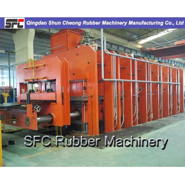 SGS Rubber Strip Production Line , Conveyor Belt Vulcanizing Equipment