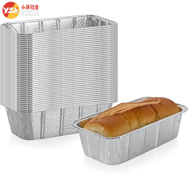 Food Grade 58085 Disposable Aluminum Foil Loaf Pan For Bread Baking