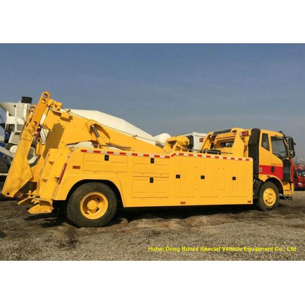 Heavy Duty 12 Ton Wrecker Tow Truck For Car Recovery In City Road , Suburb Way