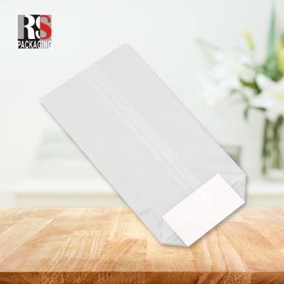 12x8x25cm Saco de plástico quadrado de fundo para pipoca em cores claras ou personalizadas