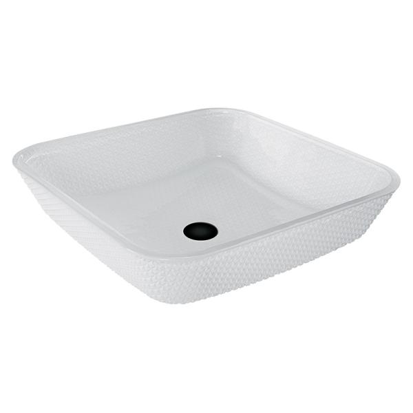 белизна царапины Bathroom сосуда квадрата Кристл раковин тщеты Countertop 12mm устойчивая