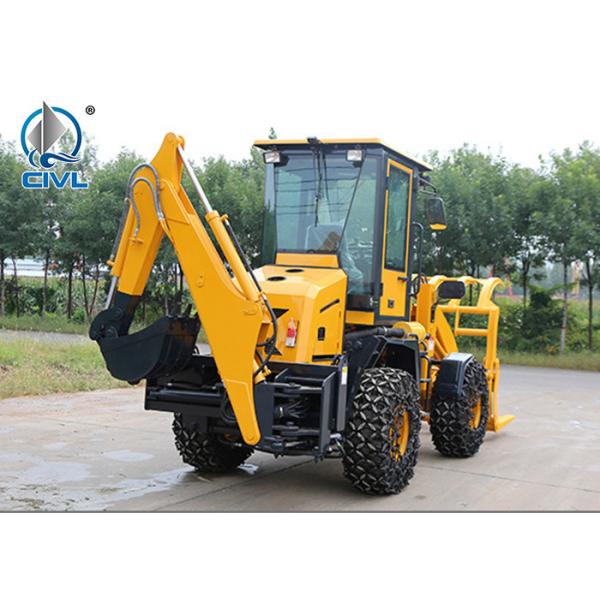Agricultural Front Digging And Rear Shovel Excavator Loader 58kw 10-20 Backhoe Loader