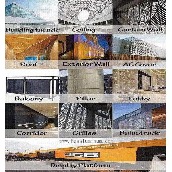 Anti Ultraviolet Aluminium Composite Panel Wall Cladding CE Approved