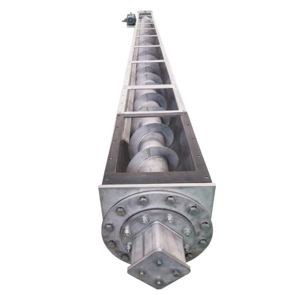 Heat Resistant Inclined Sawdust Small Auger Conveyor Transportation Grain Screw Auger