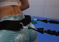 Des bandes de résistance à la force explosive en latex pour l'entraînement au rebond