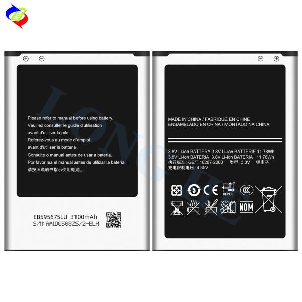 3100mAh EB595675LU Mobile Phone Battery for samsung Note2 G800F N7100 N7102 N719 N7108 N7108D