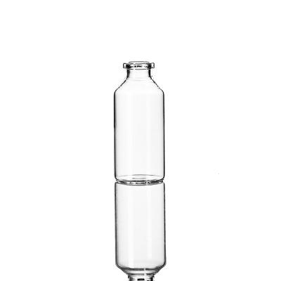 Frasco tubular de vidro de baixo borosilicato transparente de 15ml para uso farmacêutico
