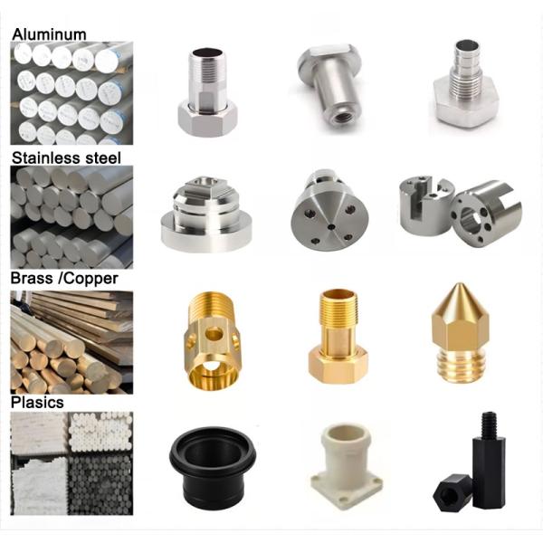 High Volume Brass Precision Turned Components CNC Milled Aluminum Alloy Motorcycle Parts