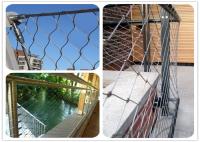 Fil architectural Mesh Balustrade Of Balcony Terrace d'armure toile