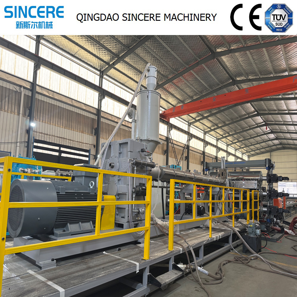 75-110kw Plastic Sheet Extrusion Machine Plastic Cup Size Any Size You Want Outputform Sheet Ensuring Sheet Production