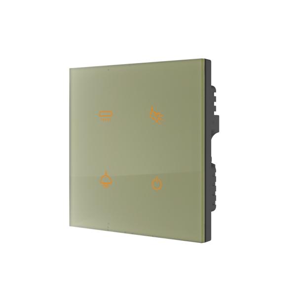 Tuya APP Zigbee Smart Switch Touch Screen Glass Plastic Material