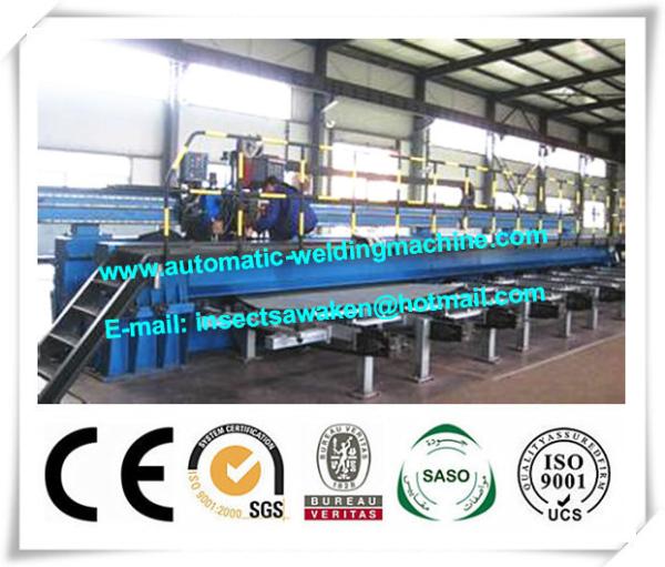 Steel Plate Butt Joint H Beam Welding Line FOr Ship Yard Welding
