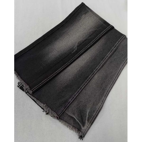 Excellent11.2oz Black/Black with full width 180cm twill style Denim fabric  JSD3173A for men jeans