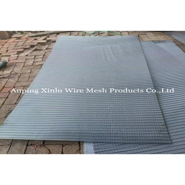 Stainless Steel Wedge Wire Screen Panel Sheets 8ft X 4ft With Slot 1.2mm 0.8mm
