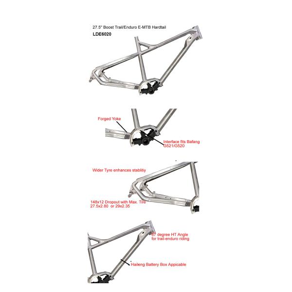 Bafang электрический велосипед рама 27.5er плюс алюминиевый пользовательский электронный велосипед