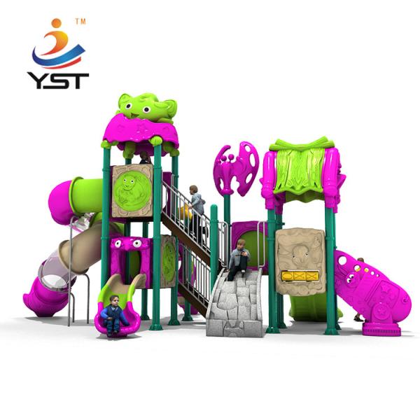 Naughty Fort Playground Equipment Slides , Commercial Playground Slides