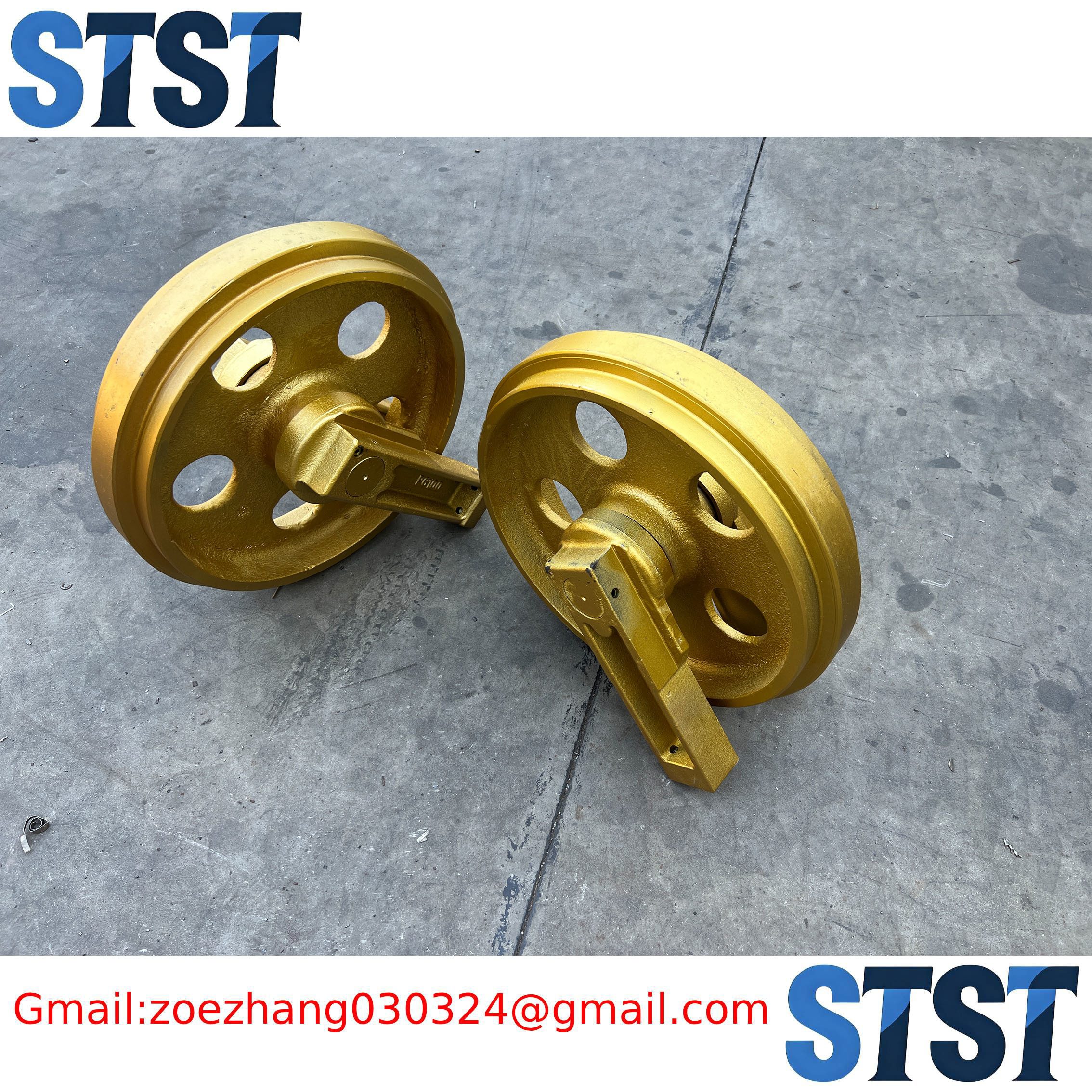 Precision Seal Groove Excavator Idler  High Contact Surface Durability PC100