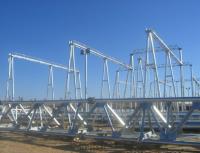 Round Structure Pole Q420 Q460 Hot Dip Galvanized Substation Steel Pole