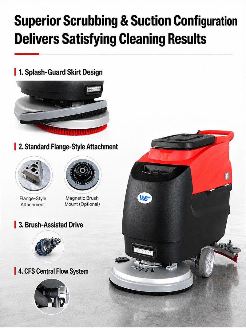 Hotsale Intelligent Convenient Floor Cleaning Machine 60L Cordless Battery Auto Floor Scrubber for Narrow Aisle