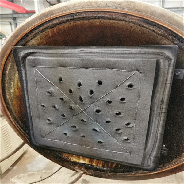 C/C Material Rigid Graphite Felt Thermal Insulating Cylinder With Long Service Life