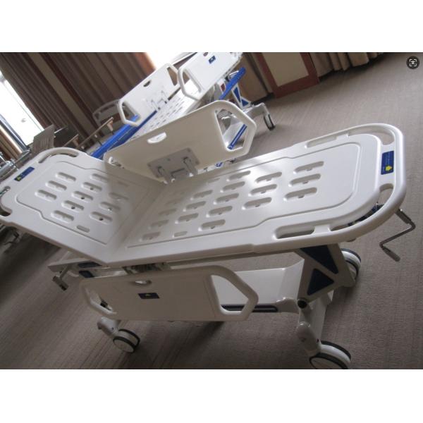 Chariot-brancard de patient d'hôpital intégré et réglable avec dossier