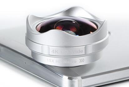 High Clarity Mobile Phone Camera External Lens 202 Degree Optical Glass