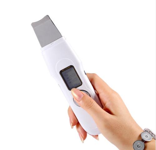 CE RoHS Approved Anti-aging Ultrasonic Skin Peeling Rechargeable Face Scrubber