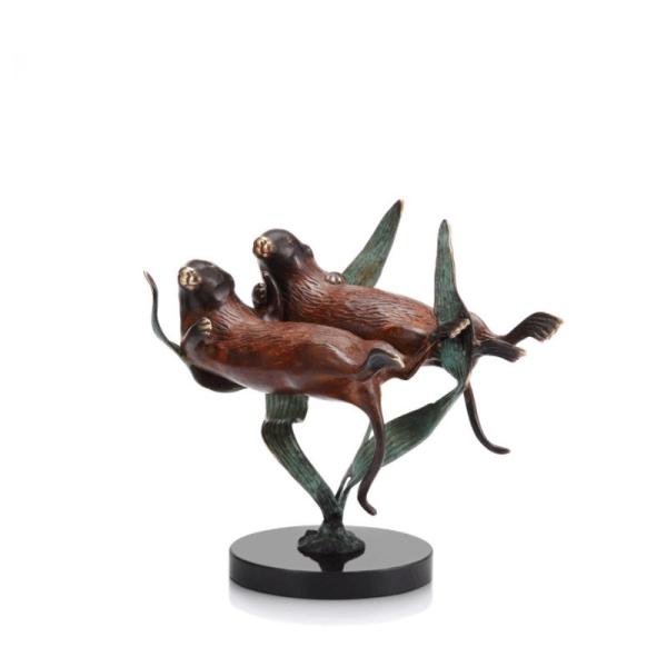Classical European Cast Iron Animal Statues For Outdoor / Indoor