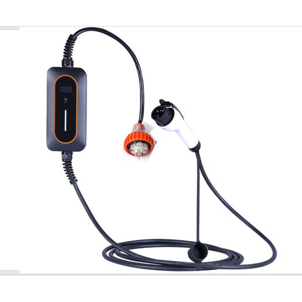 AU Plug Portable EV Charger 10A 15A Type 1 Type 2 Electric Car Charger с ЖК-дисплеем