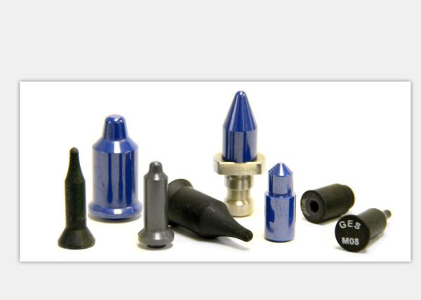 Welding Machine Ceramic Pin Ceramic Spare Parts / Alumina Al2O3 Ceramic Guide Pin