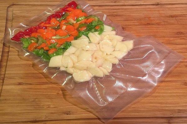 Eco Biodegradable Vacuum Seal Food Storage Bags Plastic Storage Roll Chamber