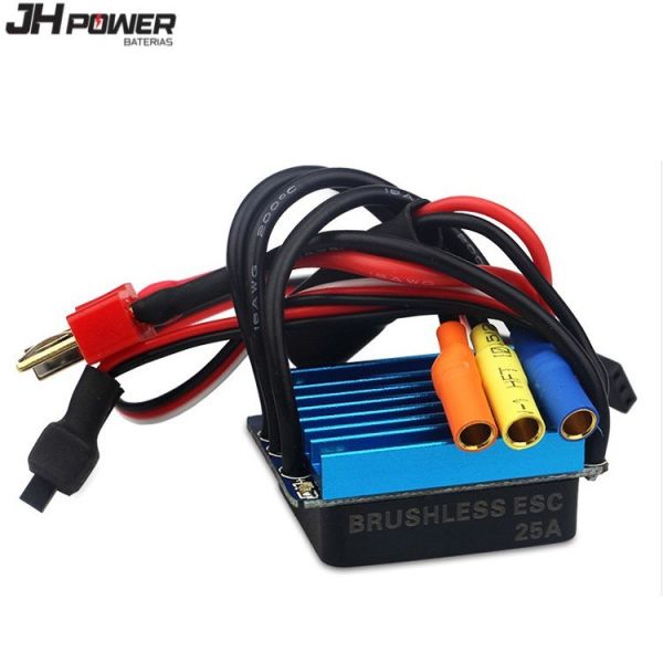 25A Splash-Proof Brushless ESC Electronic Speed Controller for RC Car