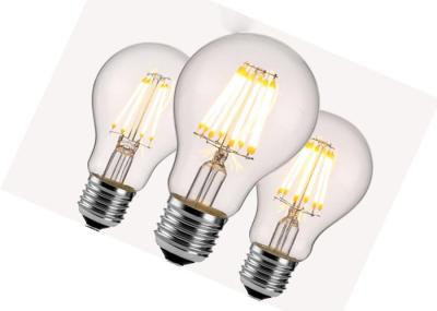 O bulbo 2700K do filamento do diodo emissor de luz A60 8 watts, filamento denomina o ângulo de feixe do bulbo do diodo emissor de luz 360 graus