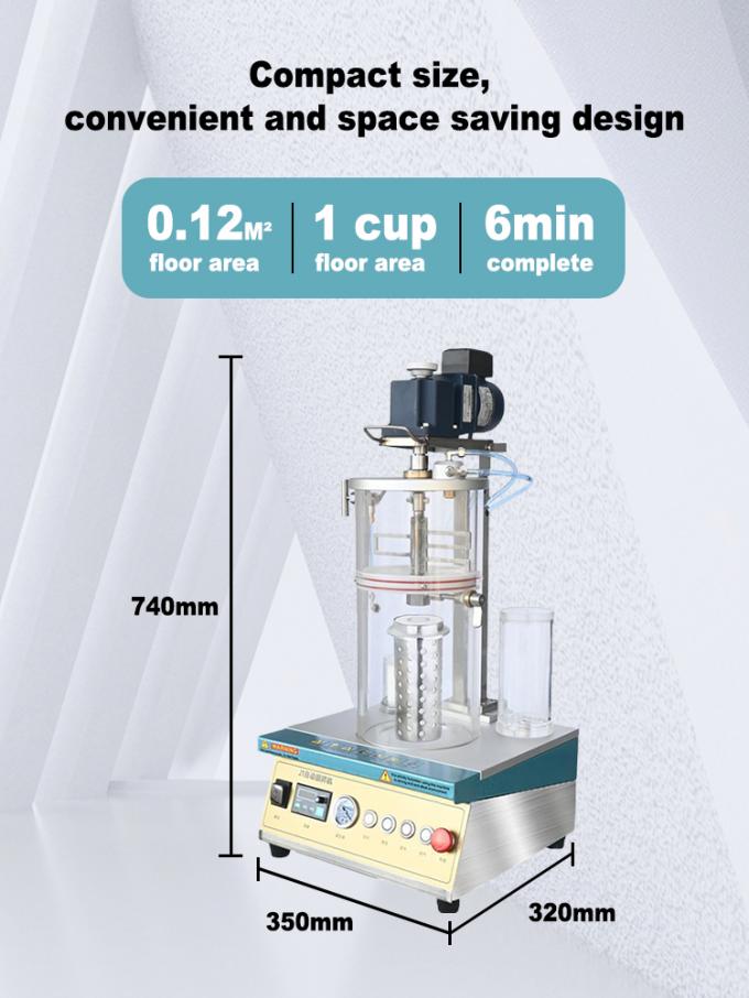 100W Power 220V 50/60Hz Single Phase Industrial Mixer with 350*330*740mm Size for Jewelry Production