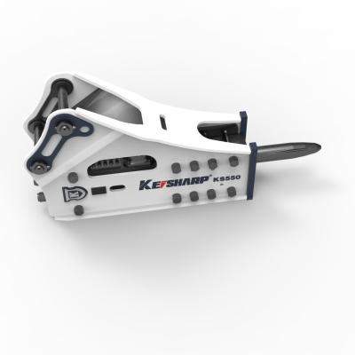 5500Kg KS550 Quebra-martelas de rocha hidráulica pesada OEM Disponíveis
