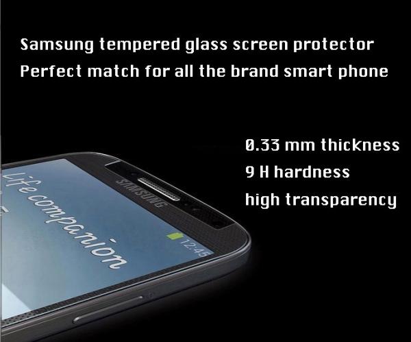 Samsung tempered glass screen protector 0.33mm 2.5D round edge 9H hardness